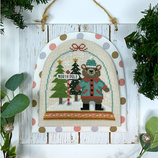 Tiny Modernist - Winter Forest Snowglobe Bear