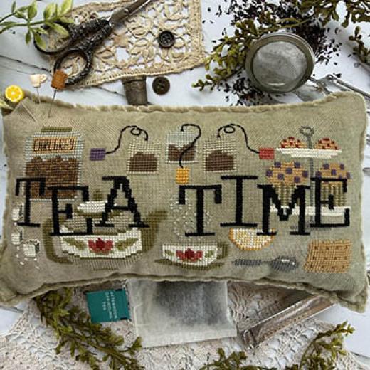 Stickvorlage Puntini Puntini - When I Think Of Tea Time