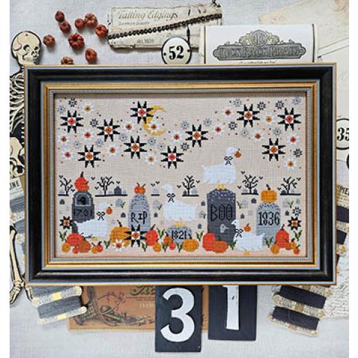 Stickvorlage Hello From Liz Mathews - Ghoosts in The Graveyard