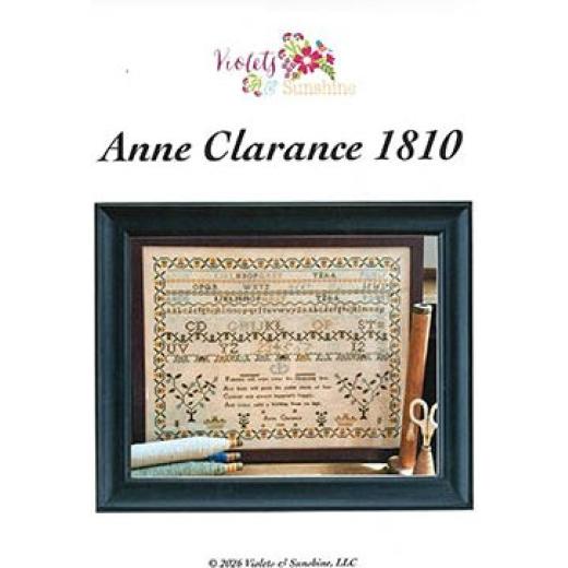 Stickvorlage Violets & Sunshine - Anne Clarance 1810