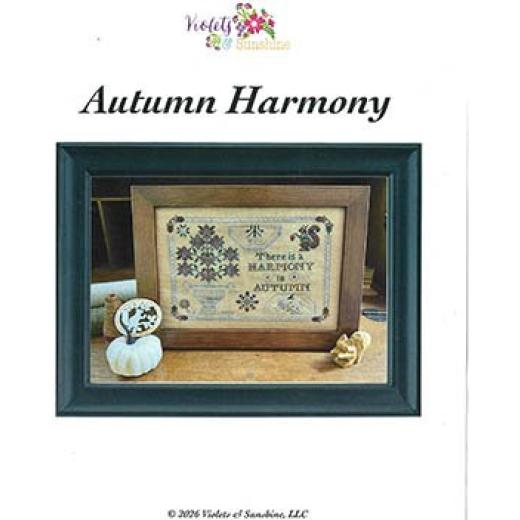 Stickvorlage Violets & Sunshine - Autumn Harmony