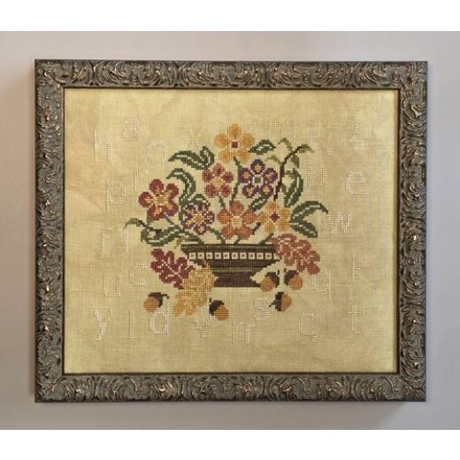 Stickvorlage Wildflower Stitching - Autumn Basket Sampler