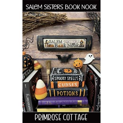Stickvorlage Primrose Cottage Stitches - Salem Sisters Book Nook