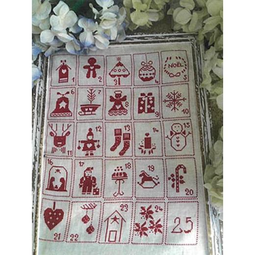 Stickvorlage Cuore E Batticuore - Rosso D'Avvento