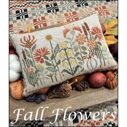 Stickvorlage The Scarlett House - Fall Flowers