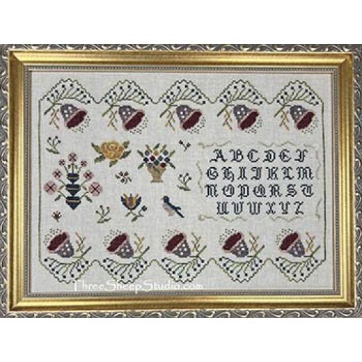 Stickvorlage Three Sheep Studio - Garden Sampler
