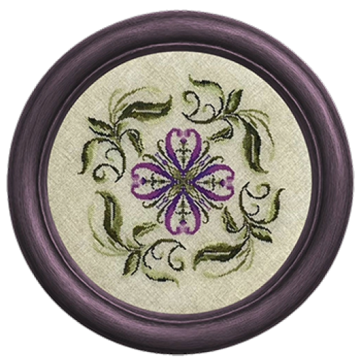 Stickvorlage Keslyns - Violet Whispers