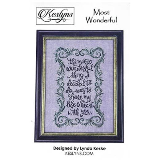 Stickvorlage Keslyns - Most Wonderful