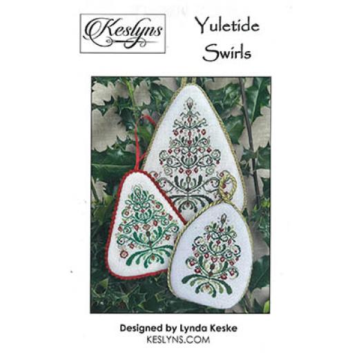 Stickvorlage Keslyns - Yuletide Swirls