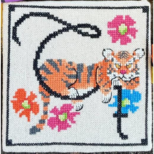 Stickvorlage Luhu Stitches - Tommy Tiger