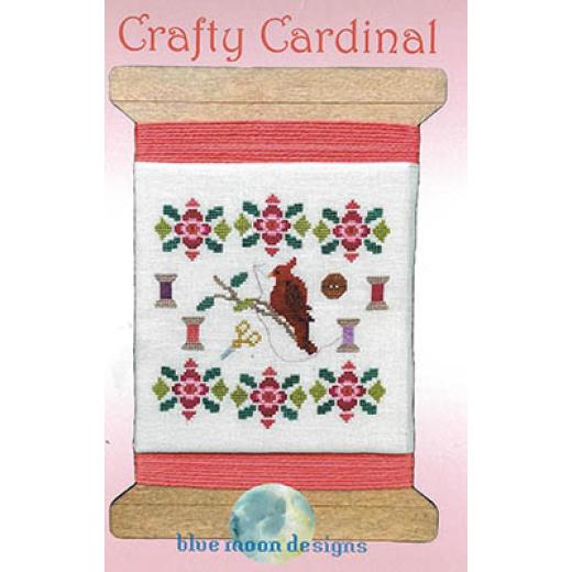 Stickvorlage Blue Moon Designs - Crafty Cardinal