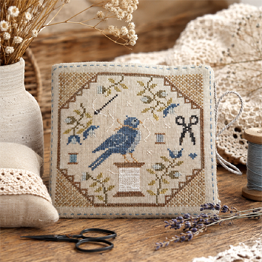 Stickvorlage De Mere En Fille - L' Oiseau Bleu