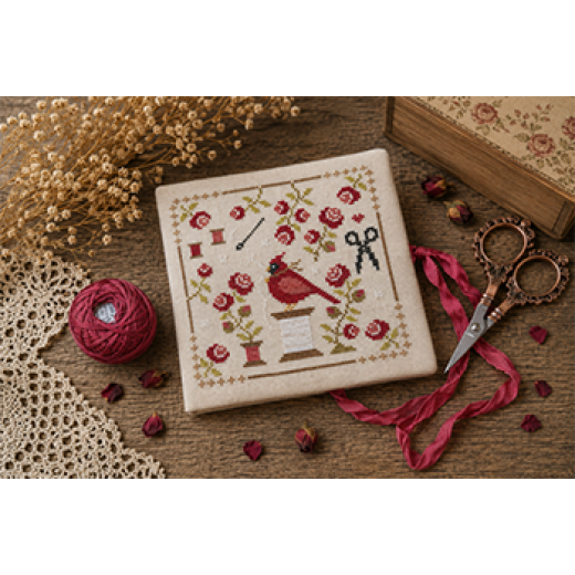 Stickvorlage De Mere En Fille - Cardinal Brodeur