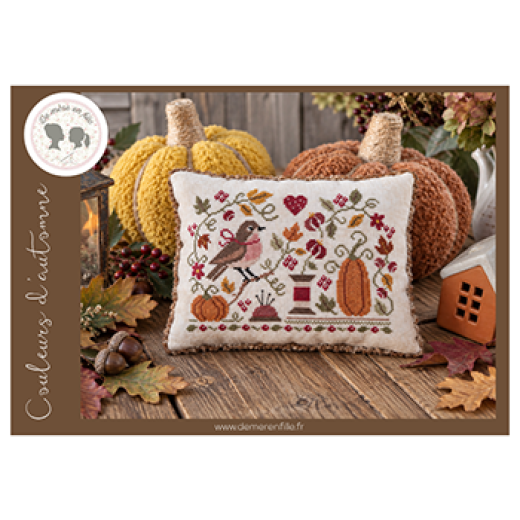 Stickvorlage De Mere En Fille - Couleurs D'automne