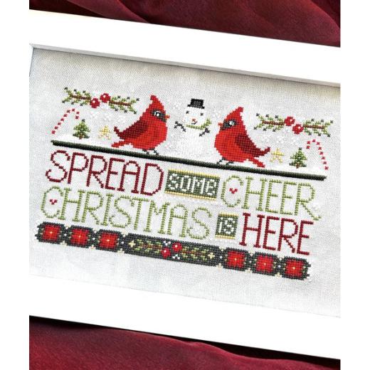 Stickvorlage Sweet Wing Studio - WordyBirds: December