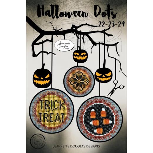Stickvorlage Jeannette Douglas - Halloween Dots 22, 23, 24