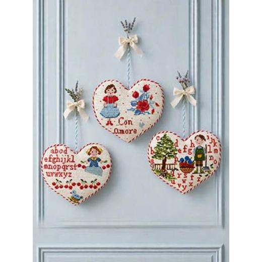 Stickvorlage Lilli Violette - Di Cuore In Cuore
