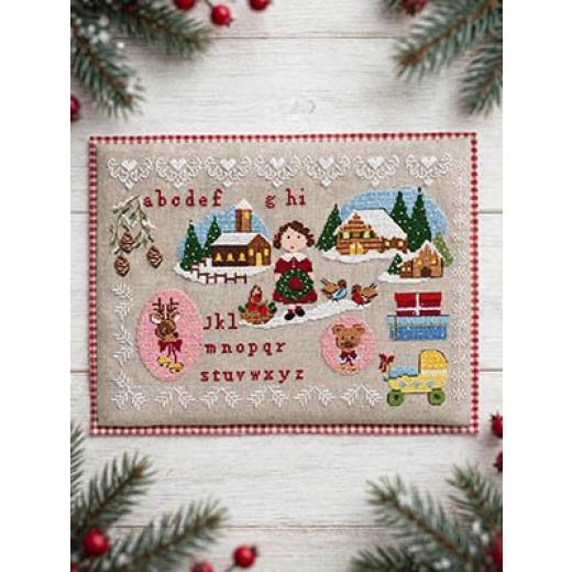 Stickvorlage Lilli Violette - Snow Crystal Sampler