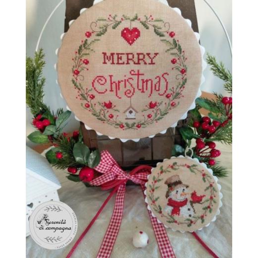 Stickvorlage Serenita Di Campagna - Profumo Di Natale - Merry Christmas