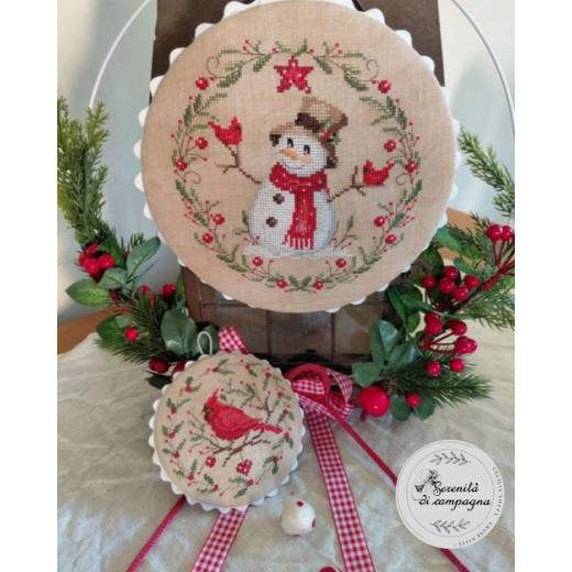 Stickvorlage Serenita Di Campagna - Profumo Di Natale - Snowman