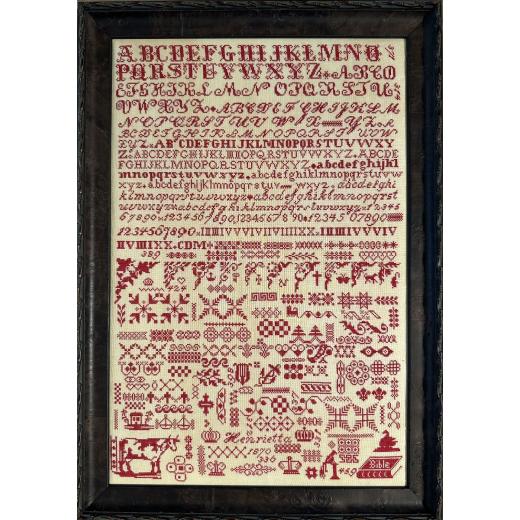 Stickvorlage Cross Stitch Antiques - Henrietta 1870