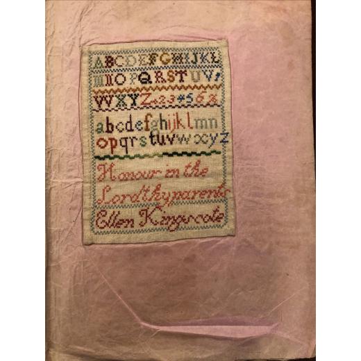 Stickvorlage Cross Stitch Antiques - Ellen Kingscote's English Sewing Book