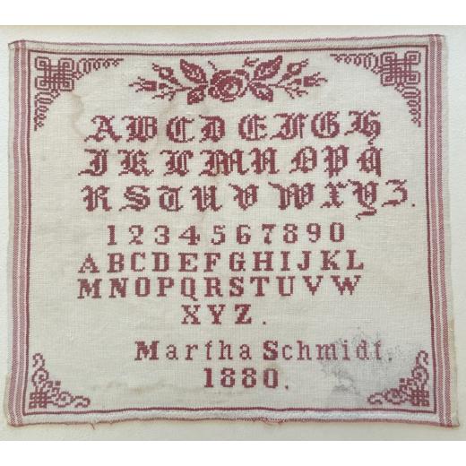 Stickvorlage Cross Stitch Antiques - Martha Schmidt 1880