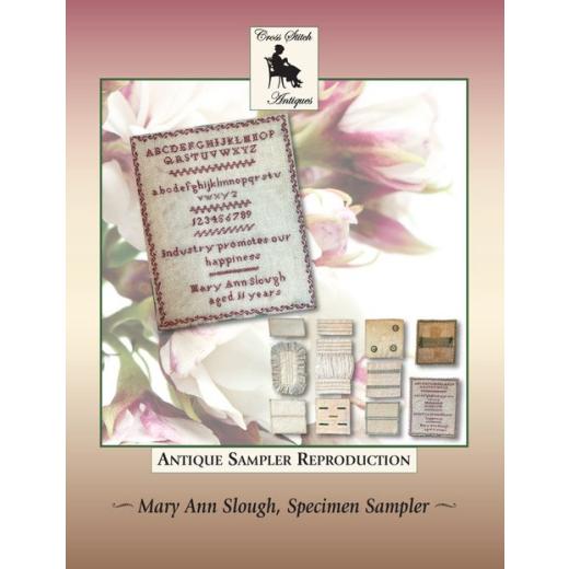 Stickvorlage Cross Stitch Antiques - Mary Ann Slough, Specimen Sampler