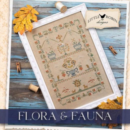 Stickvorlage Little Robin Designs - Flora & Fauna