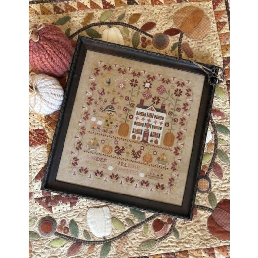 Stickvorlage Pansy Patch Quilts & Stitchery - Enchanted Autumn Sampler