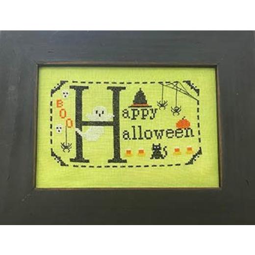 Stickvorlage Needle Bling Designs - H Is For Halloween