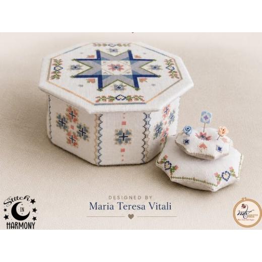 Stickvorlage MTV Designs - Quaker Star Sewing Box