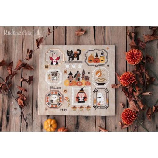 Stickvorlage Madame Chantilly - Halloween Quaker 2026