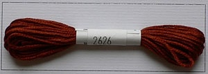 Soie dAlger Seidenstickgarn - Farbe 2626 orange extra