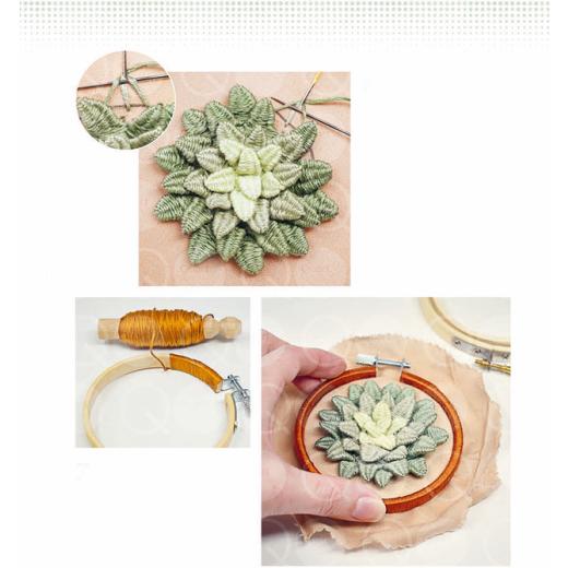 3D Sticken - Stickerei mit dreidimensionalen Effekten.