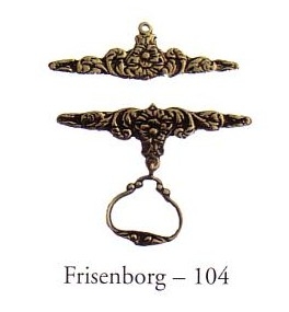 Beschlag Frisenborg für Wandbehänge - Breite 15 cm