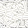 70479 Mill Hill Small Bugle Beads - White - 6 mm