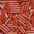 Mill Hill Medium Bugle Beads - 82050 Red Rainbow - 9 mm