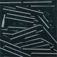 92014 Mill Hill Large Bugle Beads - Black - 15 mm
