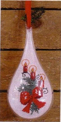 Oehlenschläger Stickpackung - Weihnachtshänger Kerzen
