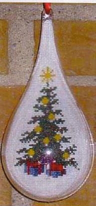 Oehlenschläger Stickpackung - Weihnachtshänger Weihnachtsbaum