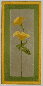 Stickvorlage Stilblume gelb (Ausverkauf)