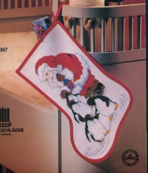 Oehlenschläger Stickpackung - Weihnachtsstiefel