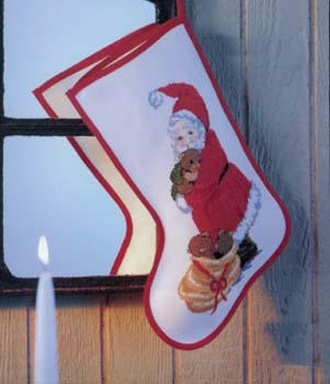 Oehlenschläger Stickpackung - Weihnachtsstiefel