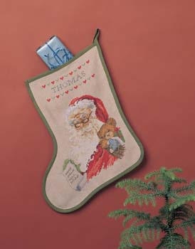 Oehlenschläger Stickpackung - Weihnachtsstiefel