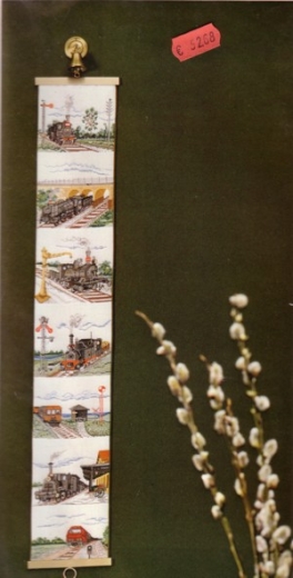 Oehlenschläger Stickpackung - Band Eisenbahnen