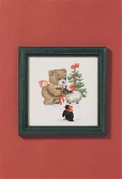 Teddy mit Weihnachtsbaum - Oehlenschläger (Stickpackung)