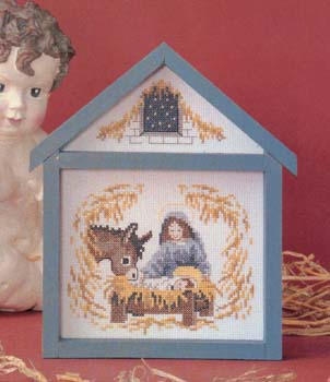 Oehlenschläger Stickpackung - Haus Geburt Jesus