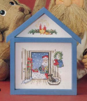 Stickpackung Oehlenschläger - Haus Weihnachtsfenster 15x20 cm