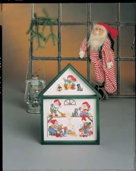 Oehlenschläger Stickpackung - Haus Weihnachtswerkstatt